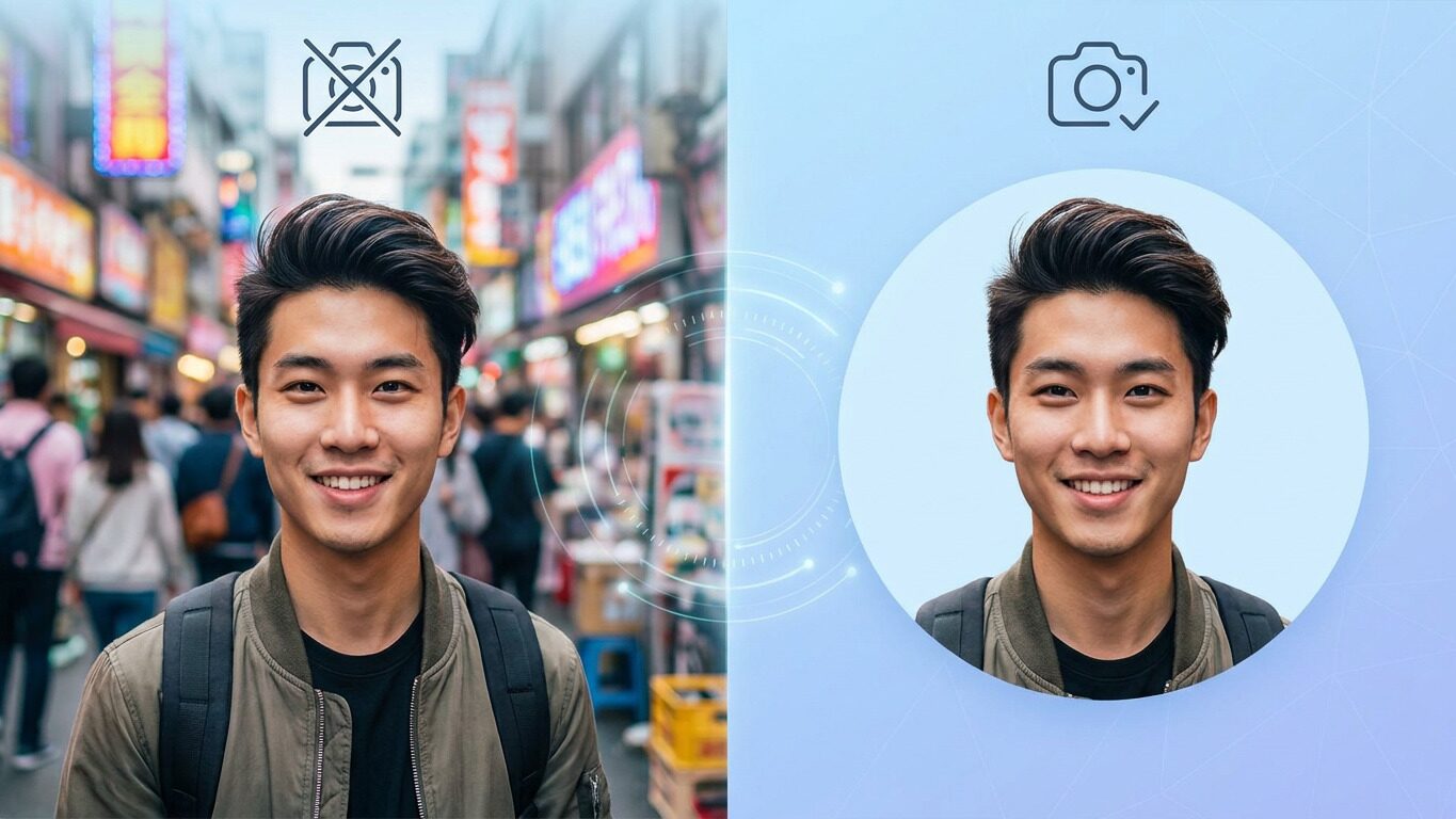 FilmoraのAIスマートカットアウトでAI彼氏画像を整理するイメージ