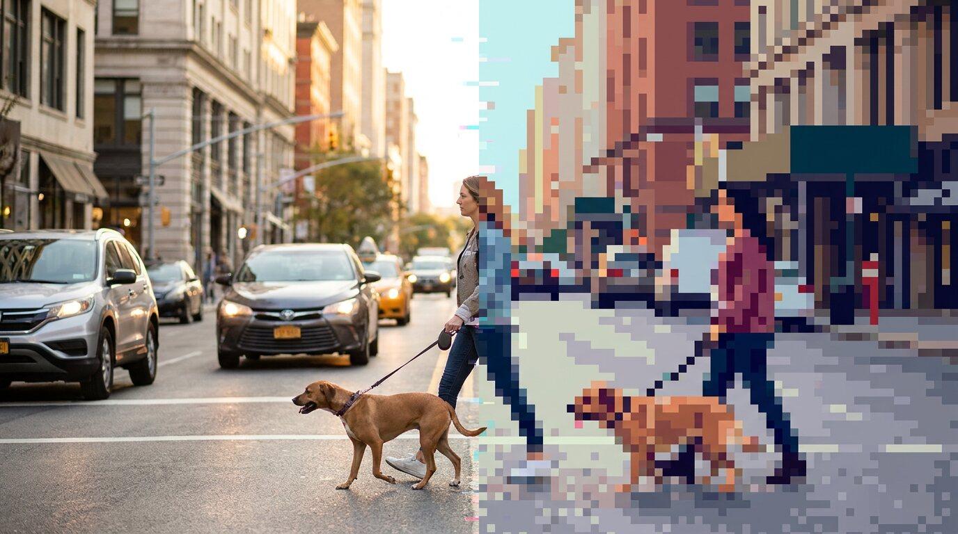 FilmoraのAIフィルターでAIドット絵を作るイメージ