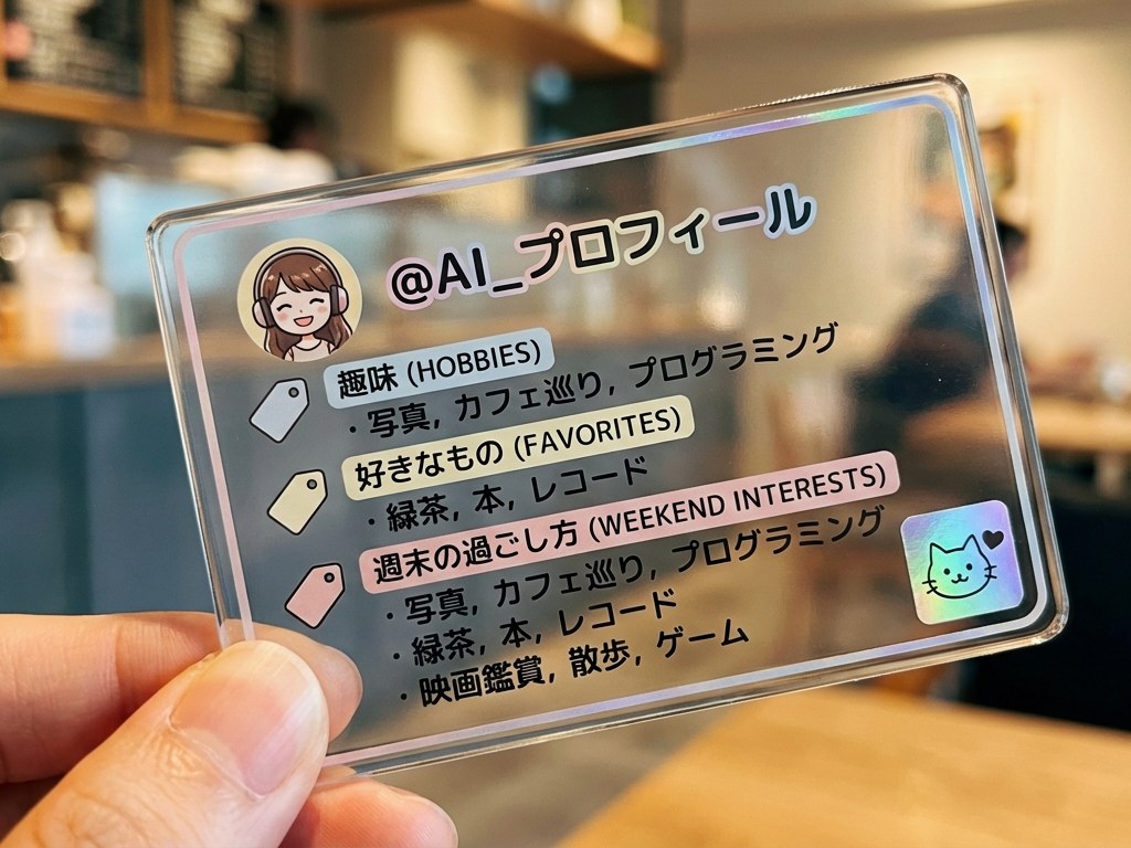 AIプロフィールカード AIプロンプト30選