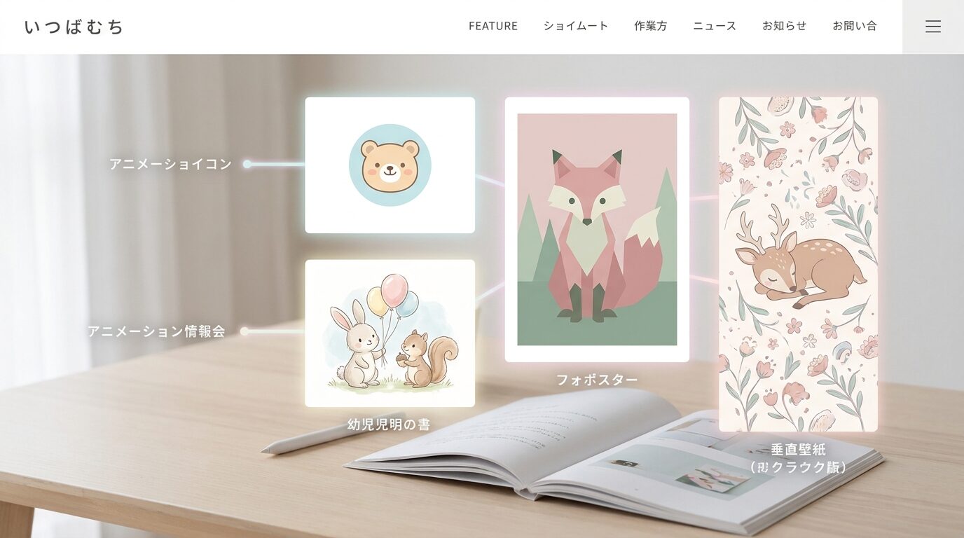 FilmoraのGPT Image 2で動物 イラストを生成するイメージ