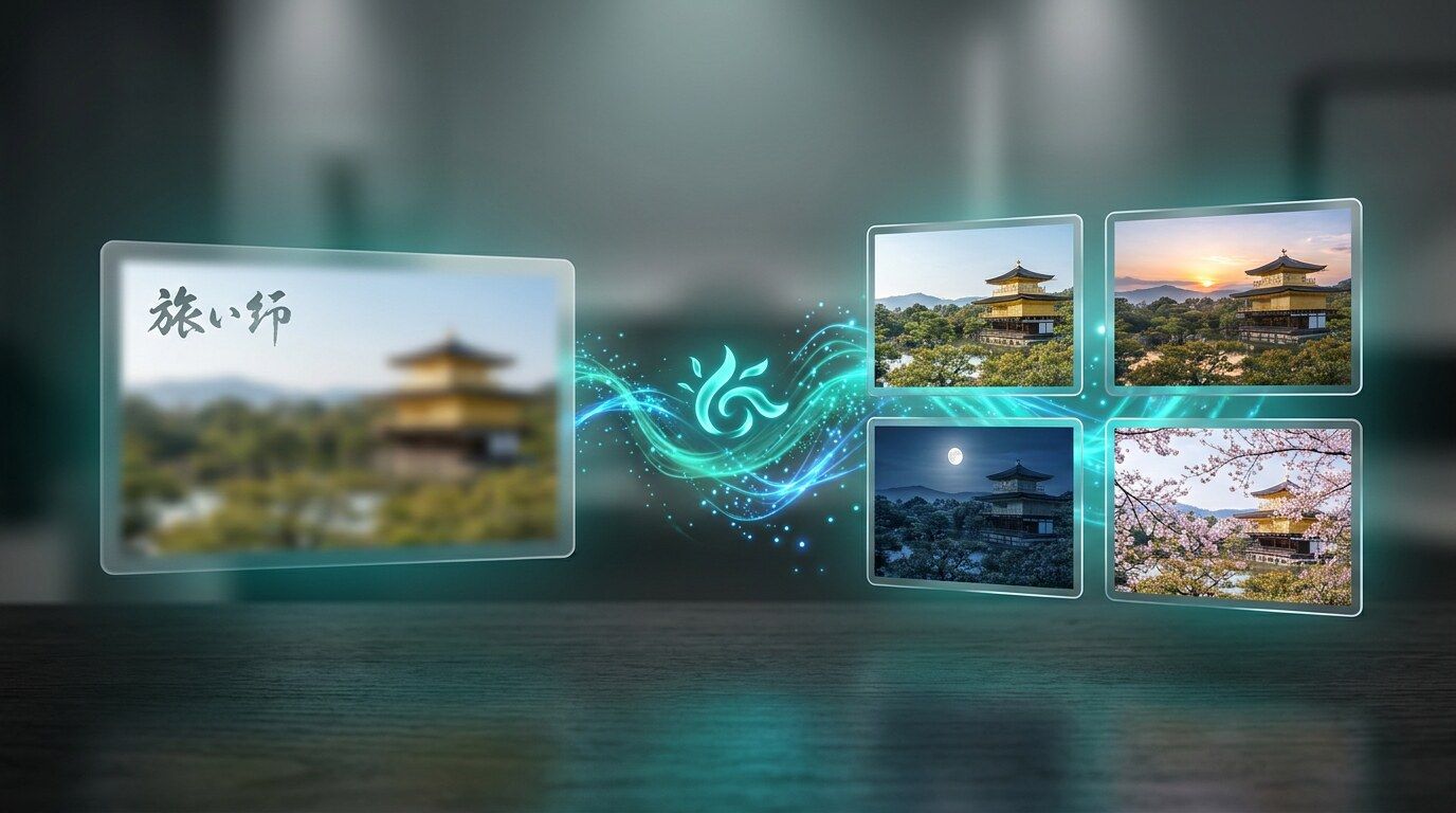 FilmoraのGPT Image 2でピンボケ写真の補正イメージを生成する