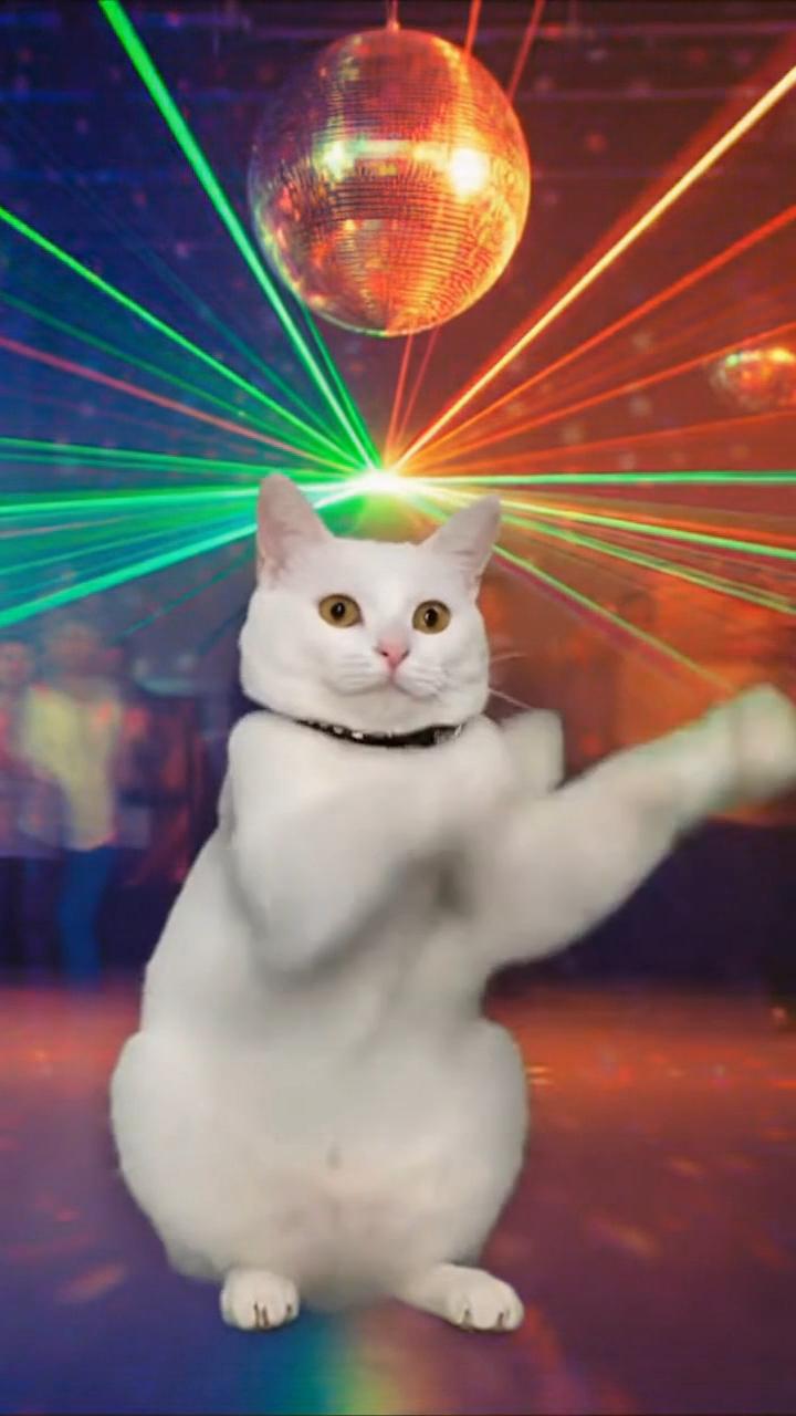 猫ダンス動画