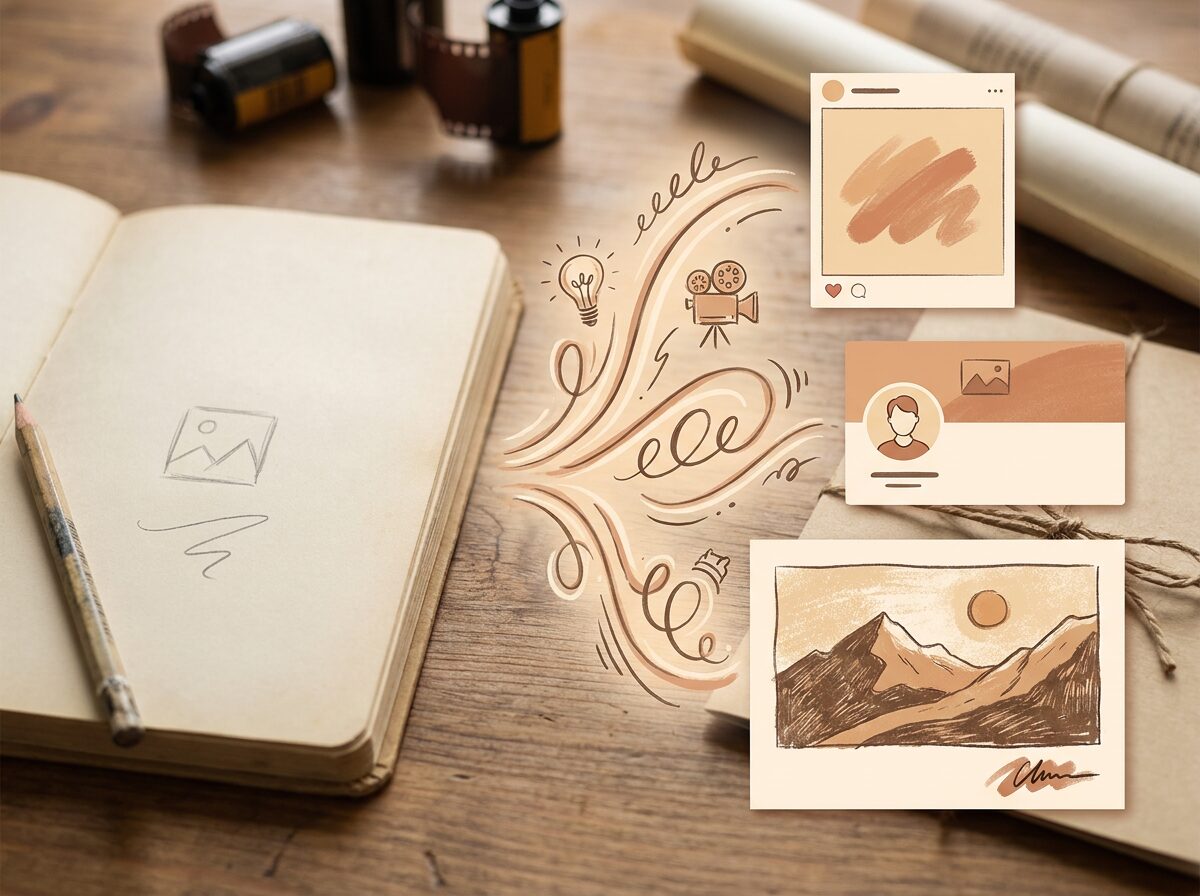 FilmoraのAI画像生成でChatGPT手書き風加工を作成