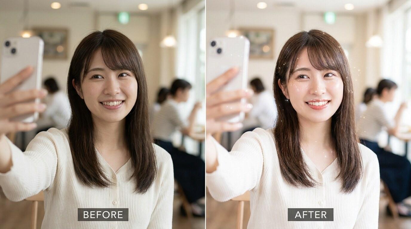 画像キラキラ加工