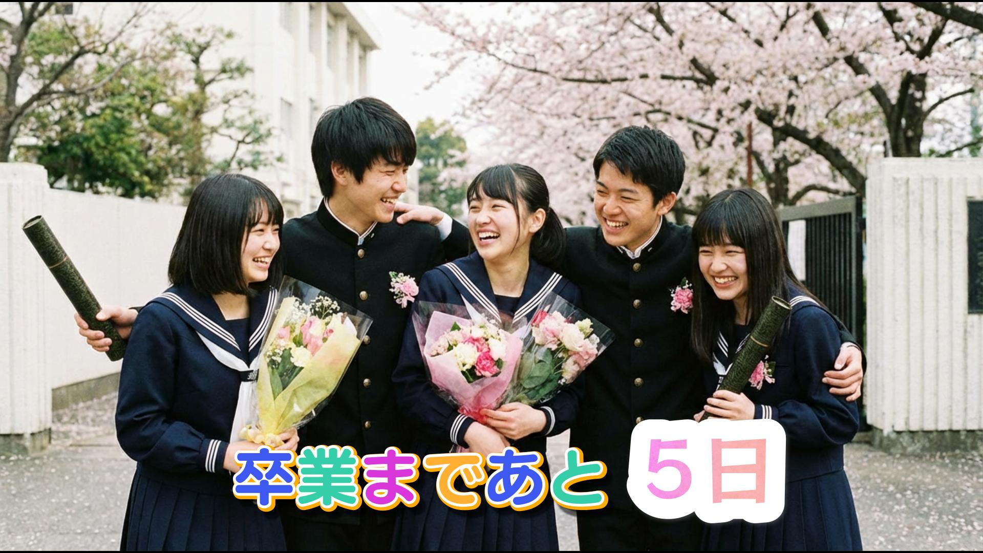 卒業カウントダウン写真のAI美顔加工とレタッチ機能