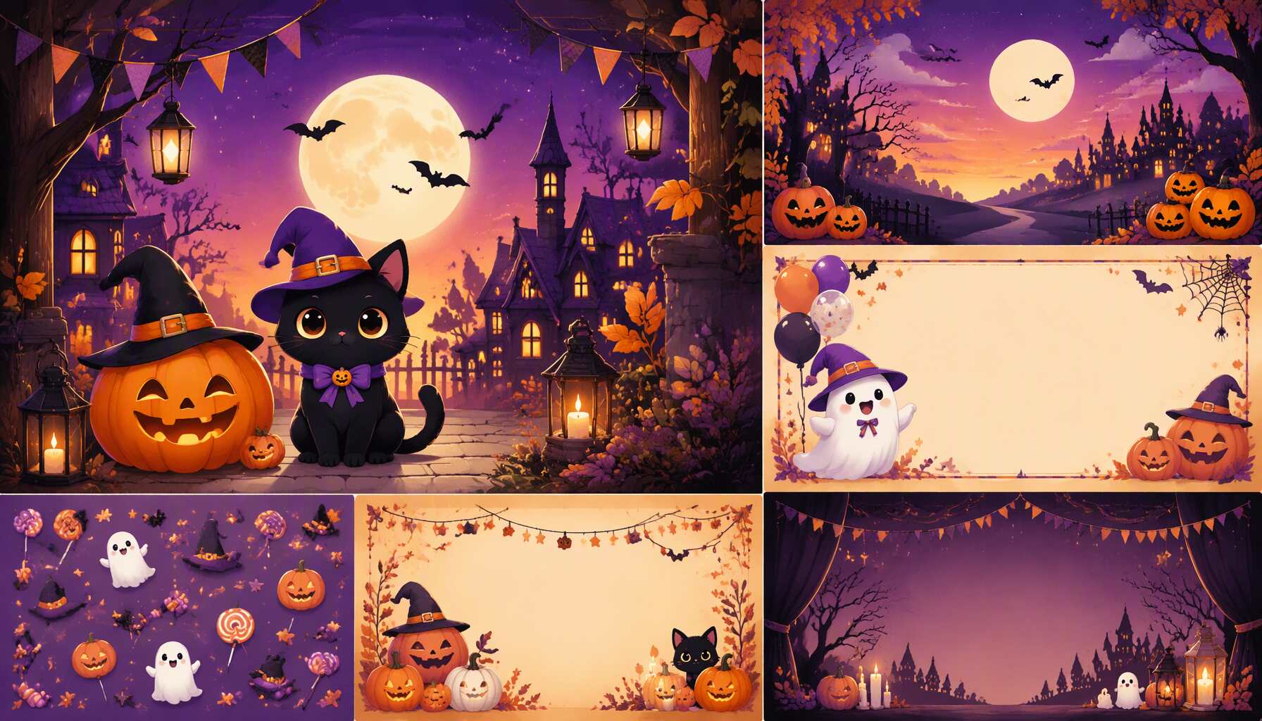 AI画像生成を使ってハロウィンイラストを活用するイメージ