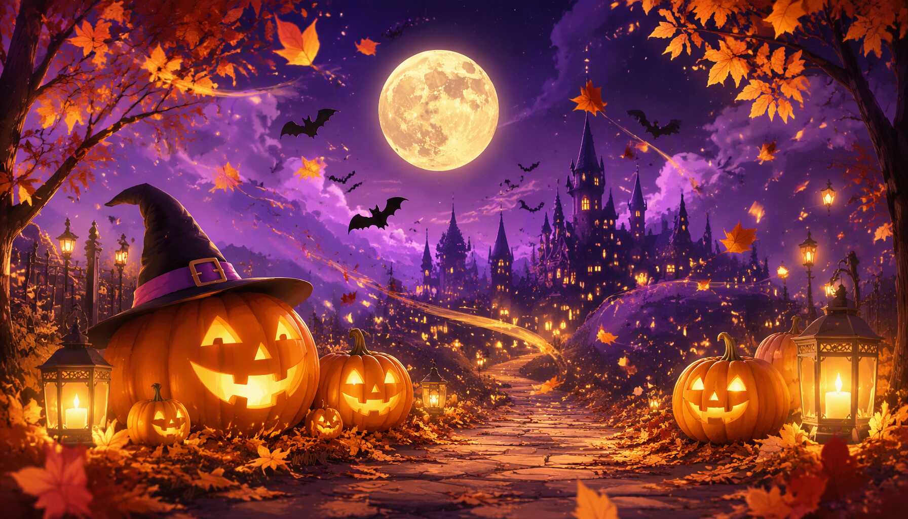 AI画像から動画生成を使ってハロウィンイラストを活用するイメージ