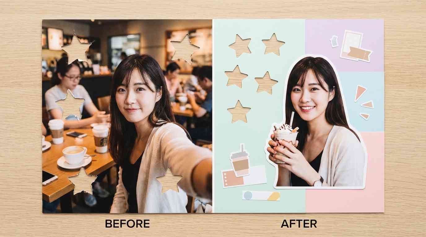 FilmoraのAIスマートカットアウトで主役を見せやすく整える