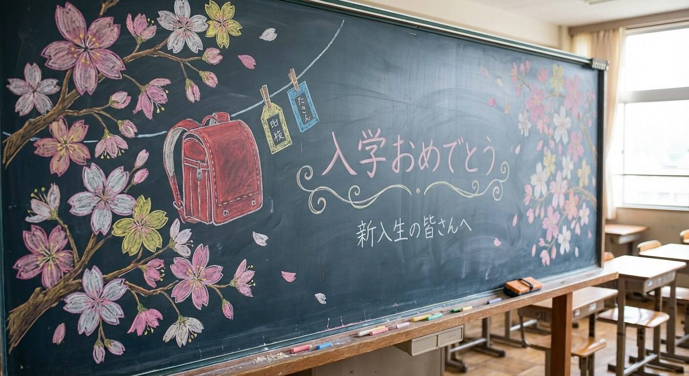 FilmoraのAI画像生成で黒板アートを作成