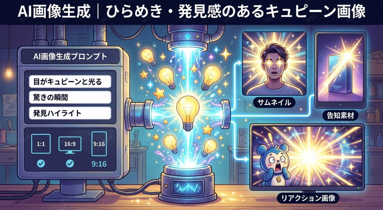 FilmoraのAI画像生成でキュピーン画像を作る