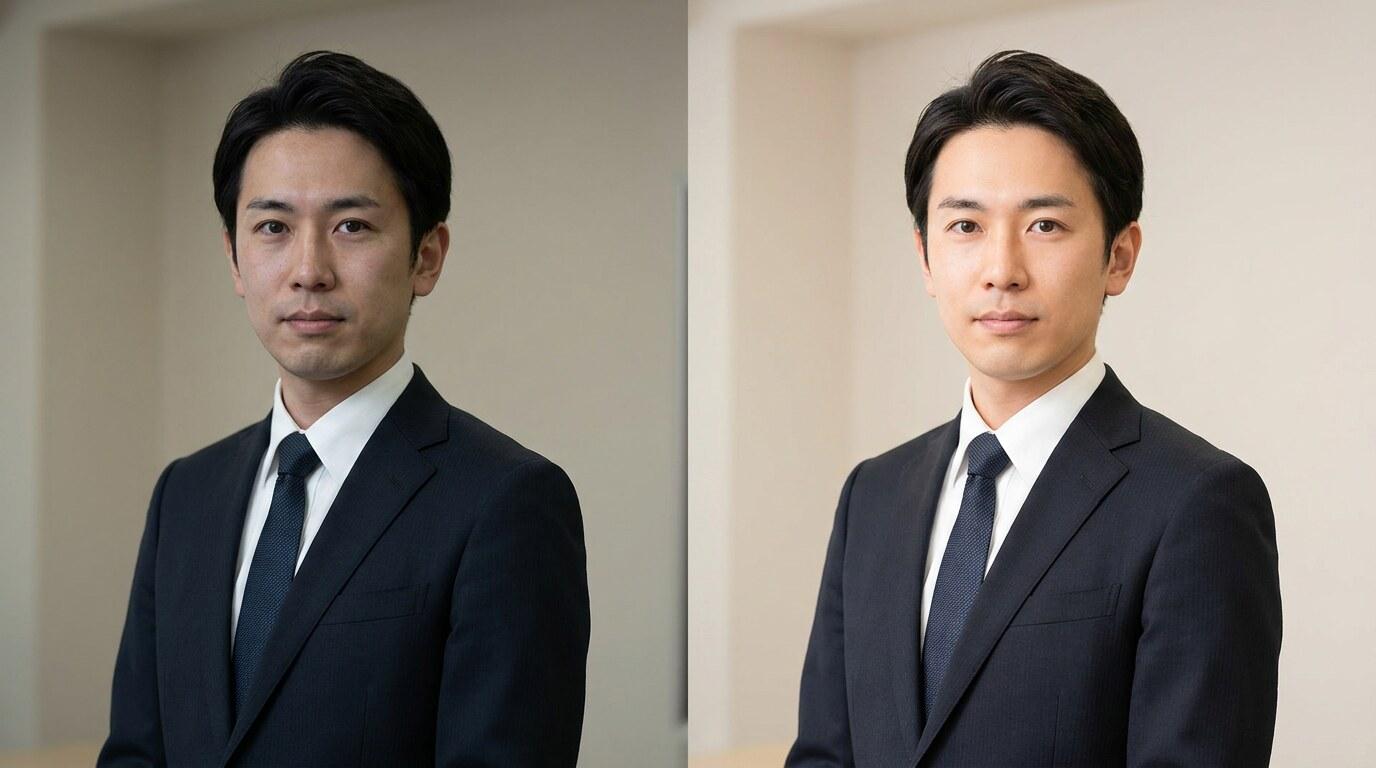 AIレタッチ美顔フィルターでLinkedInプロフィール写真を整える