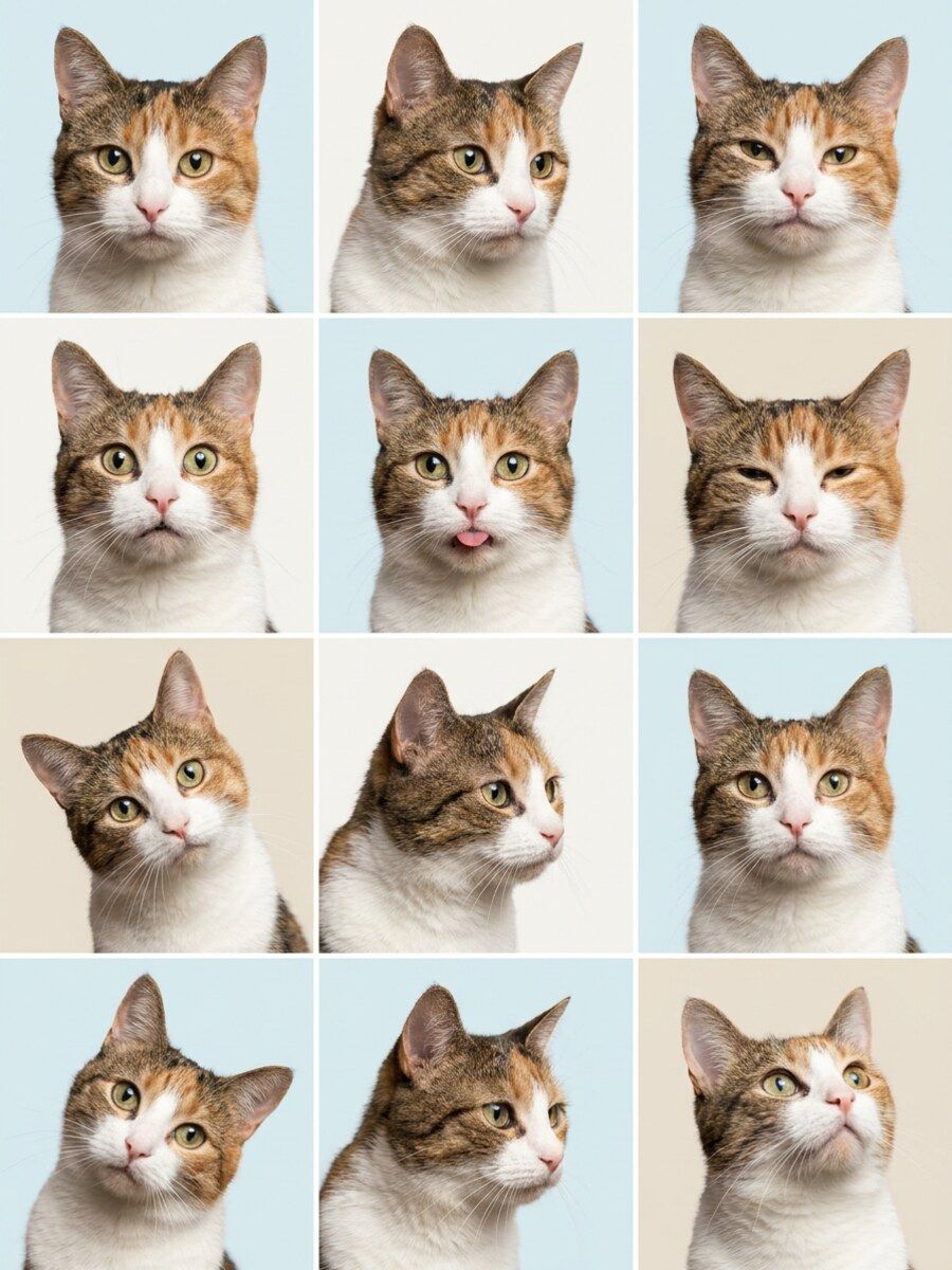 犬の顔が分かりやすいペット証明写真AI作例