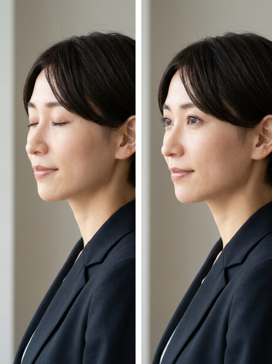 閉じ目写真を自然に補正したイメージ