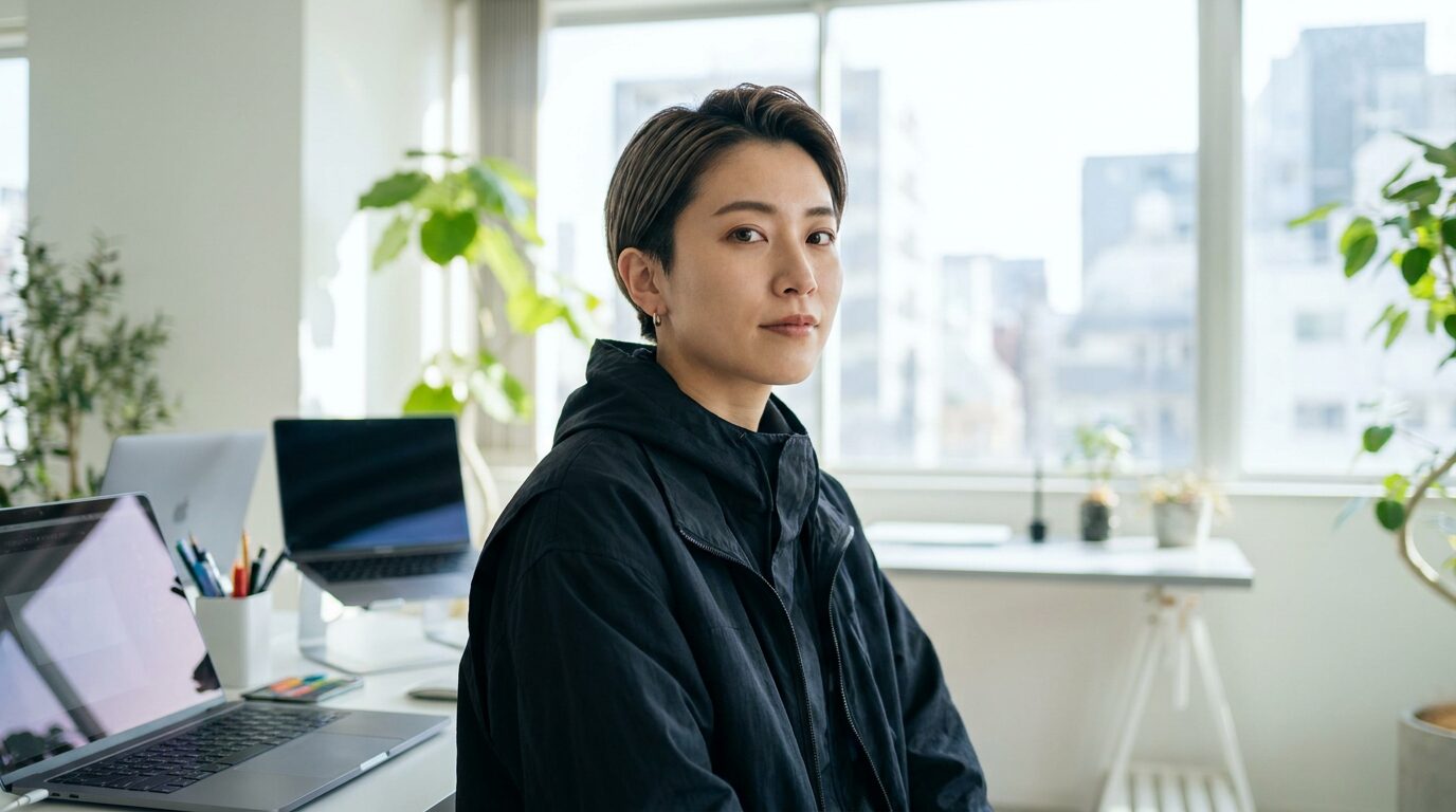 Filmoraのカメラ目線で写真の目を開ける補正イメージ