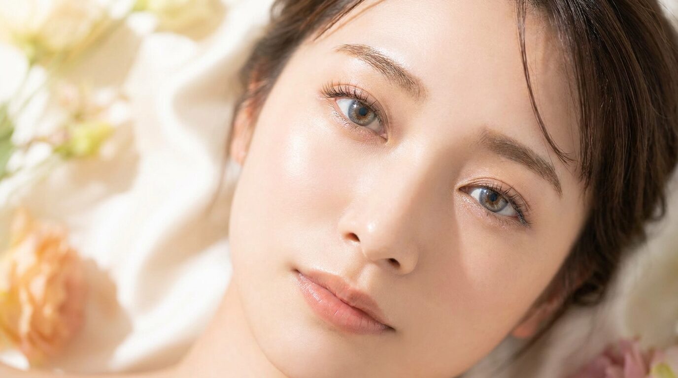 FilmoraのAIレタッチ美顔フィルターで写真の目を開ける補正イメージ