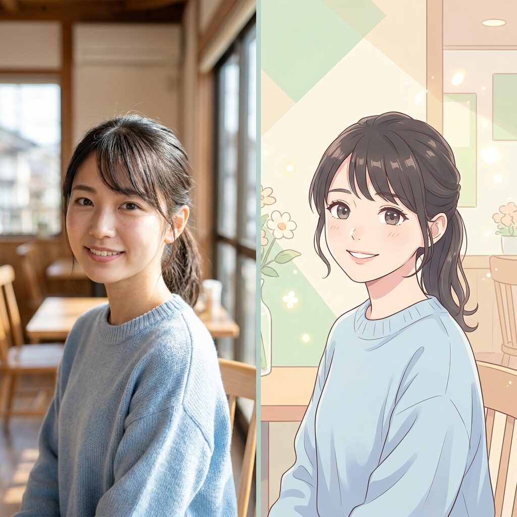 写真をアニメ化する