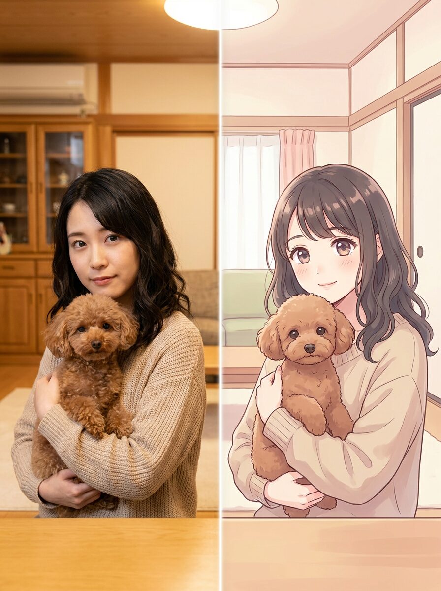 写真をアニメ化する