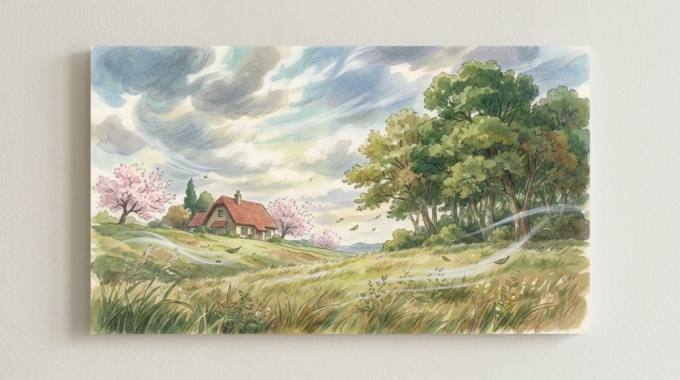 FilmoraのAI画像から動画生成でジブリ風画像を動画化
