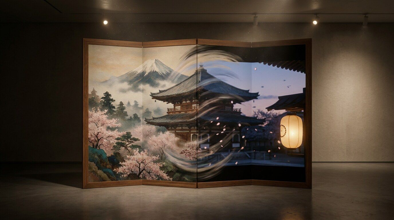 FilmoraのAI画像から動画生成で絵画風画像を動画化