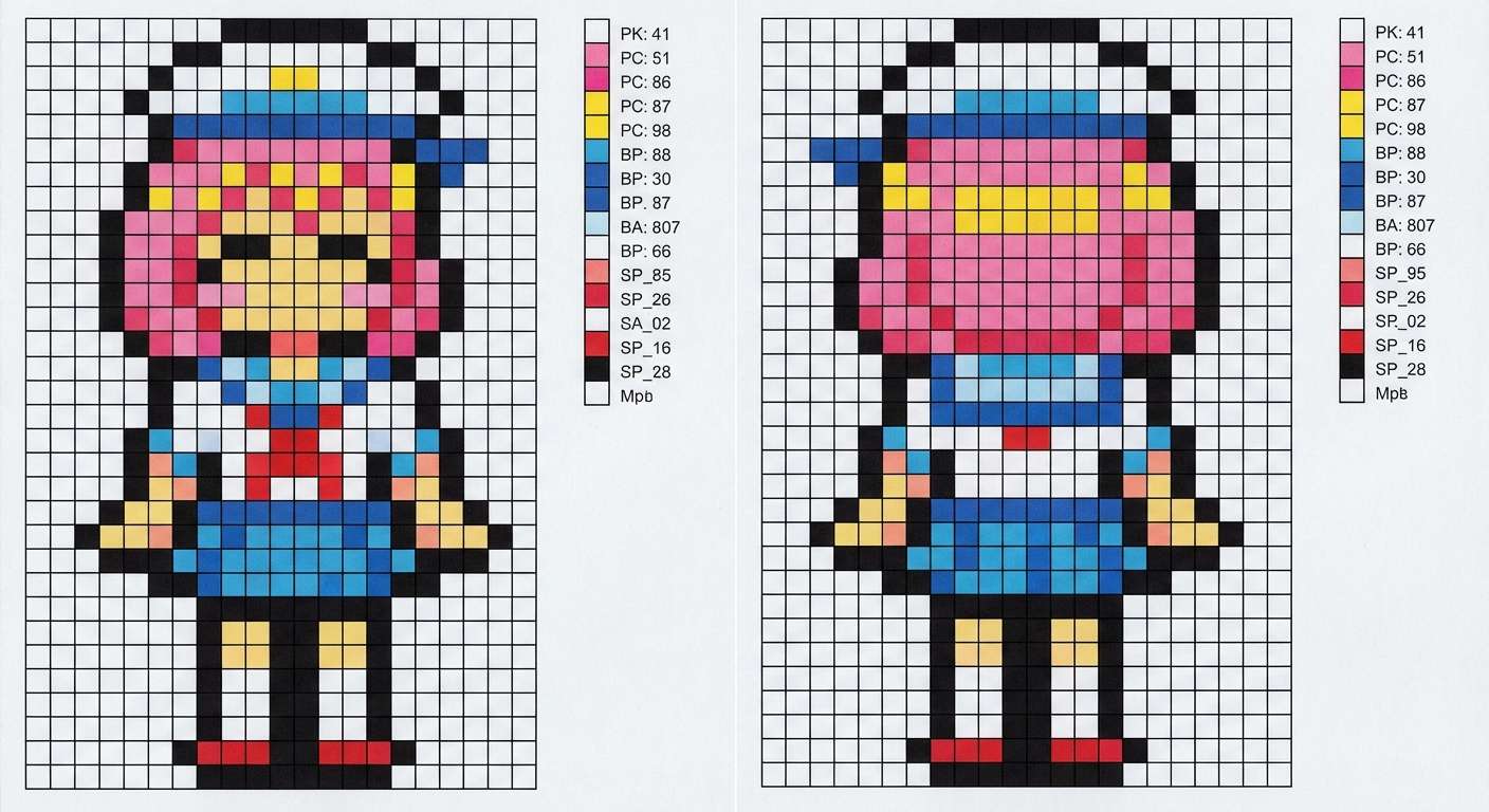 アイロンビーズ図案