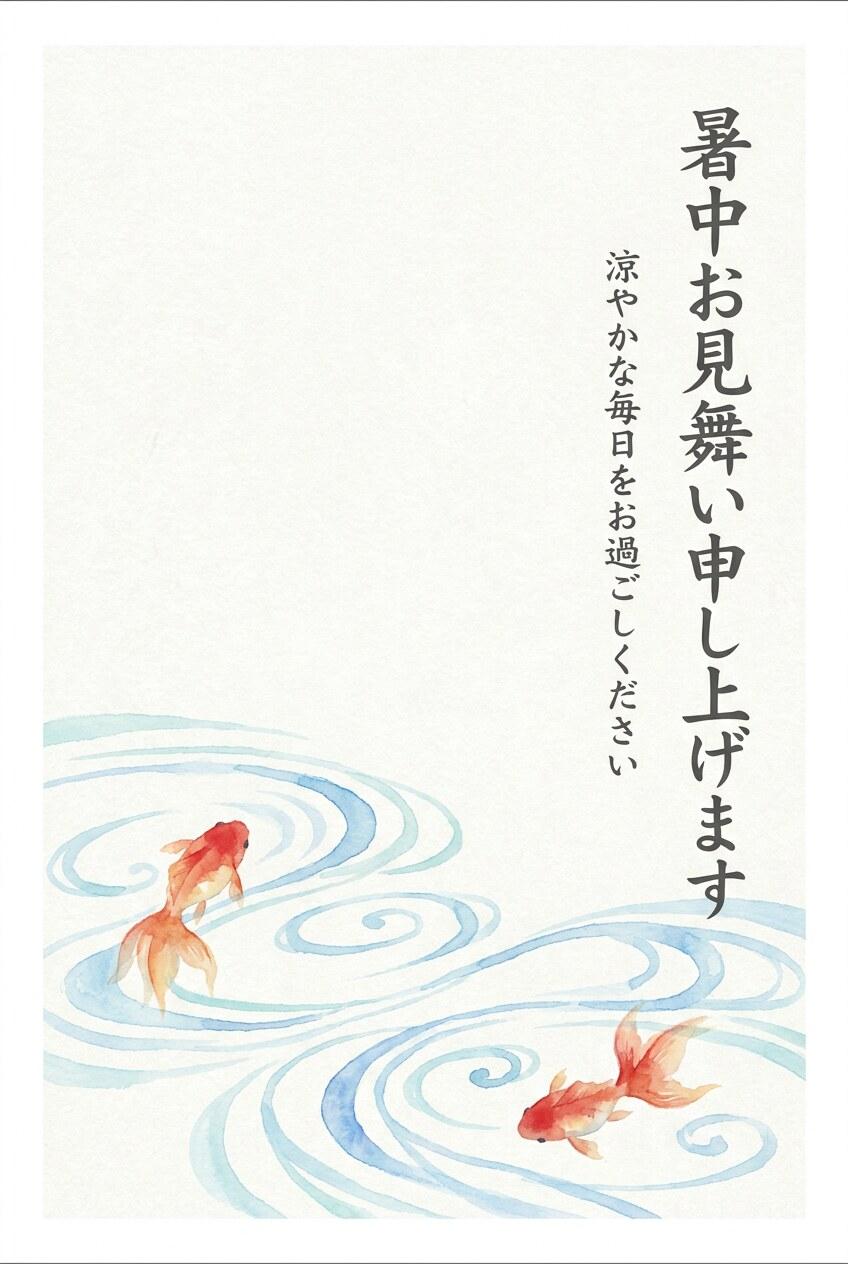暑中見舞いハガキ