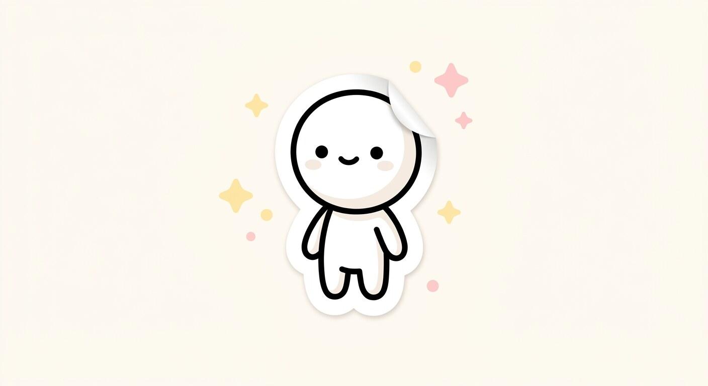 FilmoraのAIステッカーで棒人間イラストを動画素材に活用