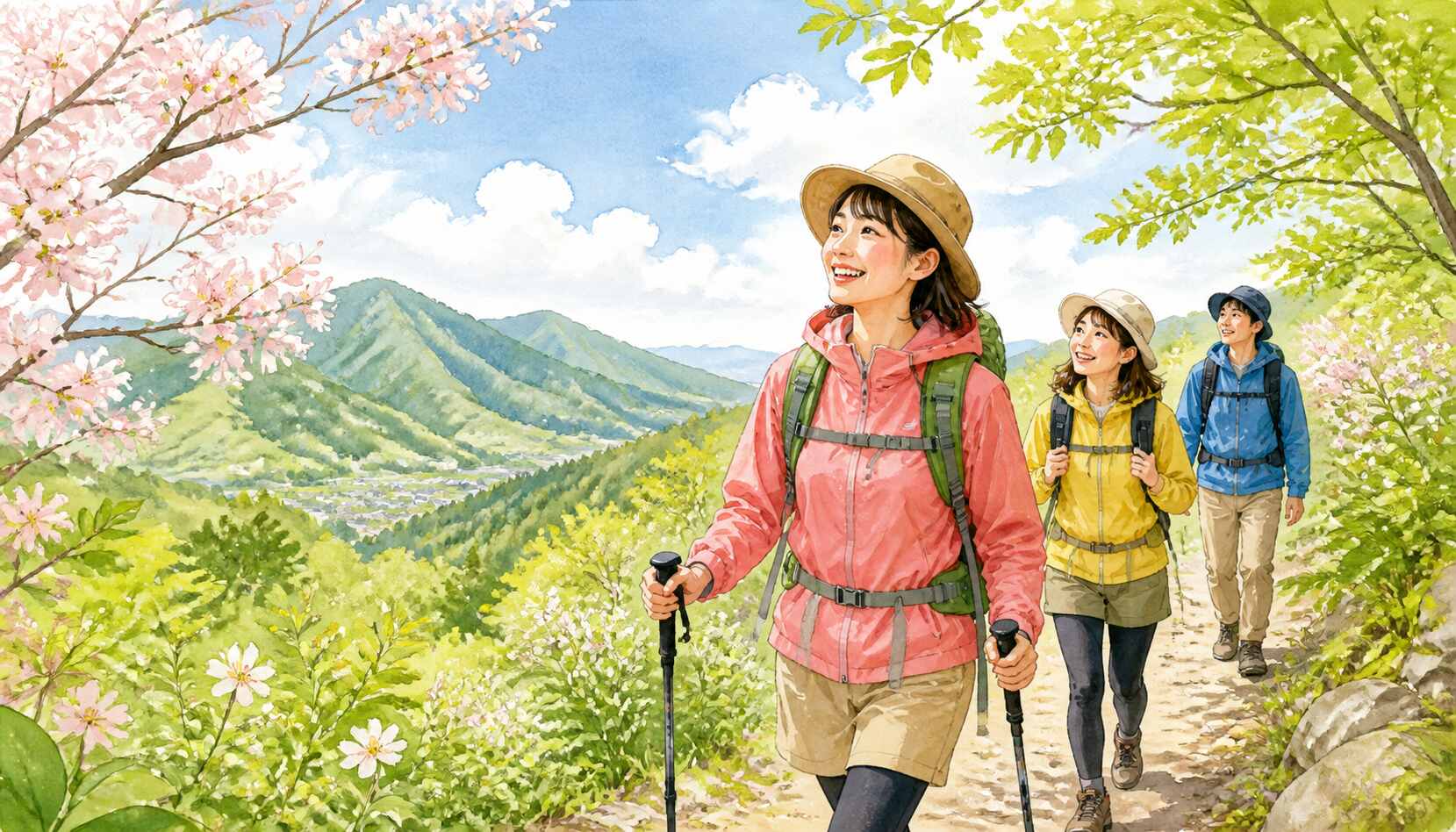 登山イラスト