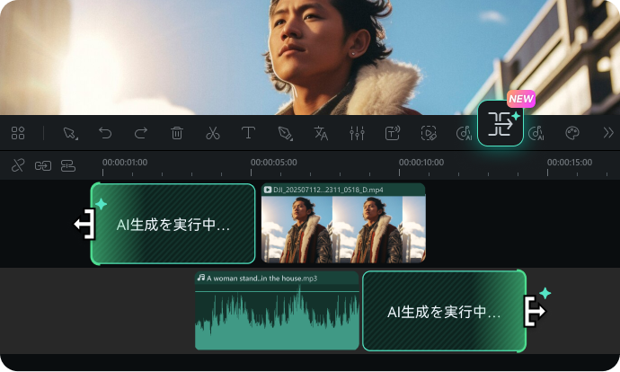 extend video and audio duration with ai