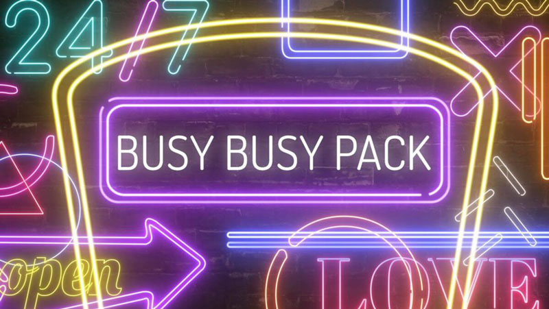 素材サイトfilmstock newネオン – busy!busy!パック