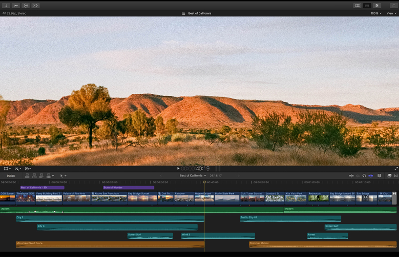 モーショントラッキングできるソフトFinal Cut Pro