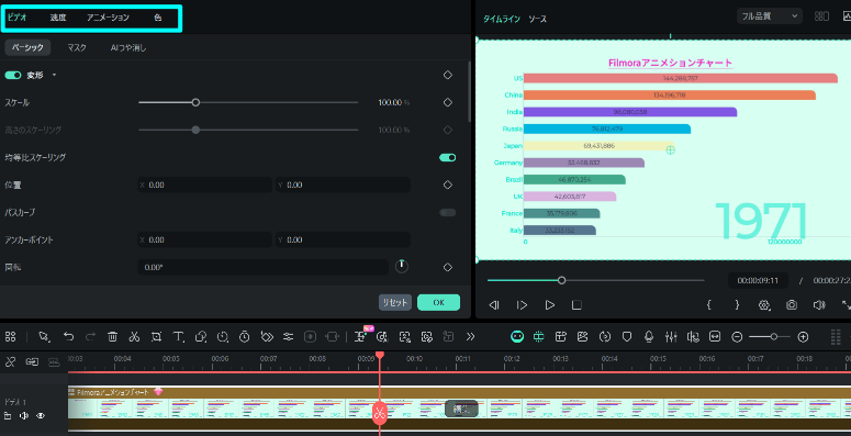 adjust content properties similar look