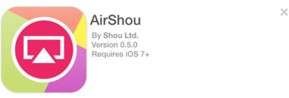 YOutube録画・
保存アプリAirShou