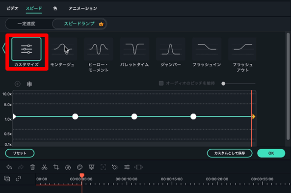 【編集テクニック】カスタマイズの使用方法