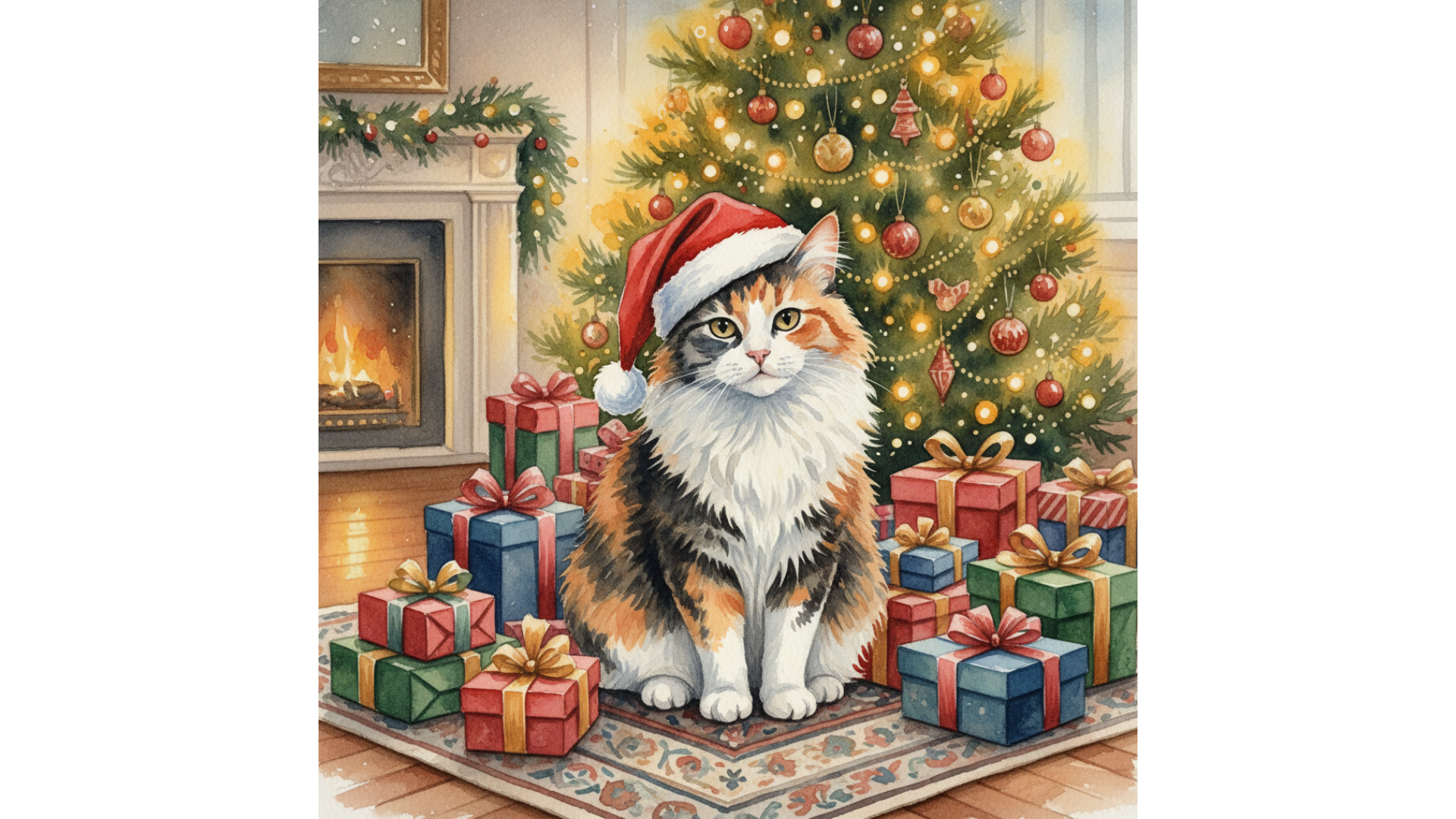 Filmora猫 クリスマスイラスト生成