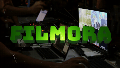 Filmoraロゴアニメーションサンプル - Blenderロゴから作成したオープニング動画