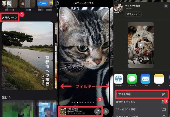 写真から作る動画作成