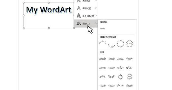 カーブ文字ソフト Microsoft PowerPoint