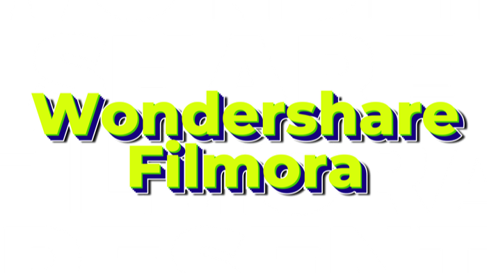 Filmoraのスナップショットで飾り文字を画像書き出しした画面