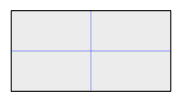 二分割構図