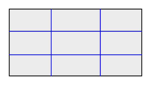 三分割構図