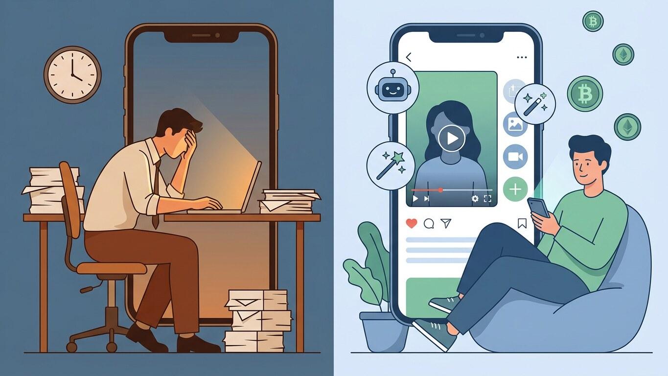 AI副業の種類を比較して考えるイメージ