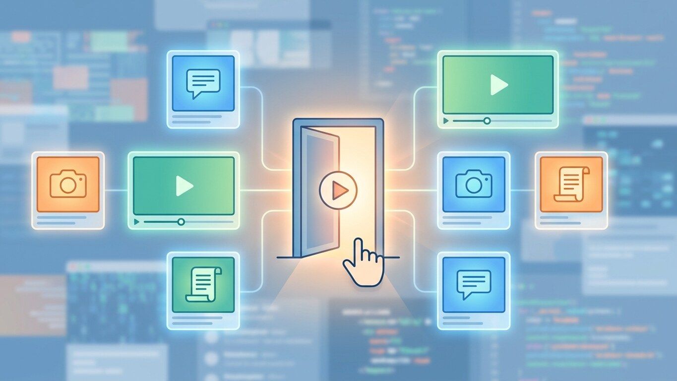 SNSやブログで統一感のあるサムネイルのイメージ