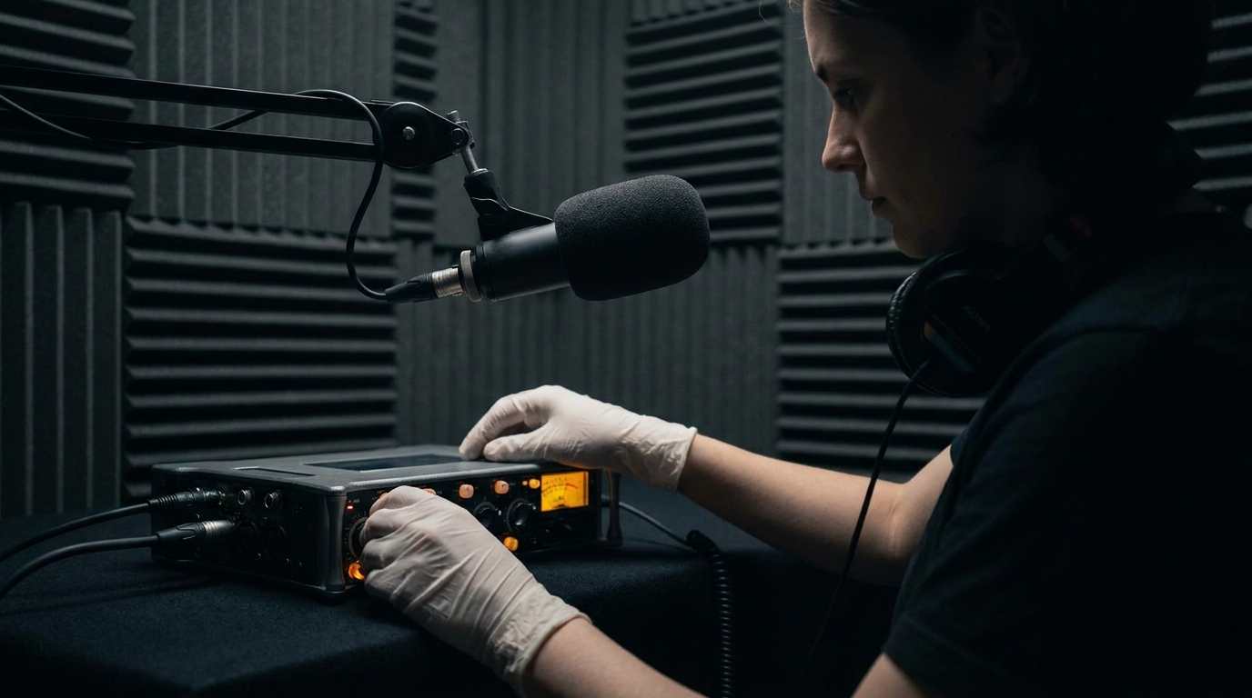 ASMR収録時の注意点イメージ