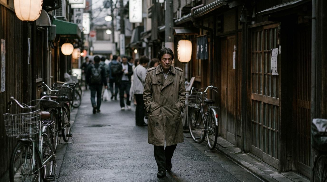 彩度を抑えたシネマ風カラーグレーディングの例