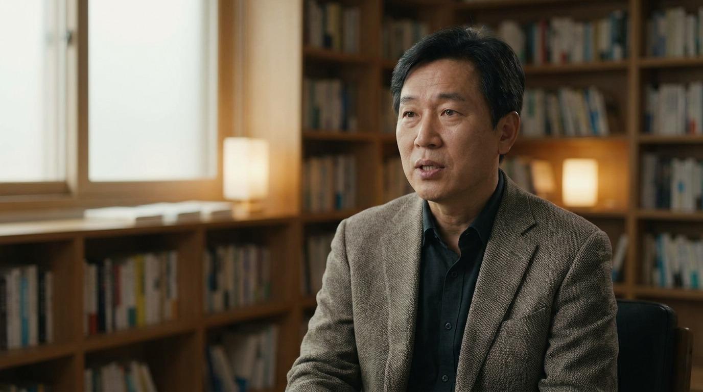 人物インタビュー映像で肌色を自然に整えたカラーグレーディング例