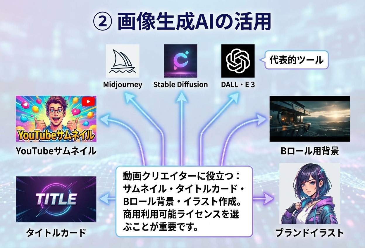 画像生成AI - Midjourneyでサムネイルや背景素材を自動作成