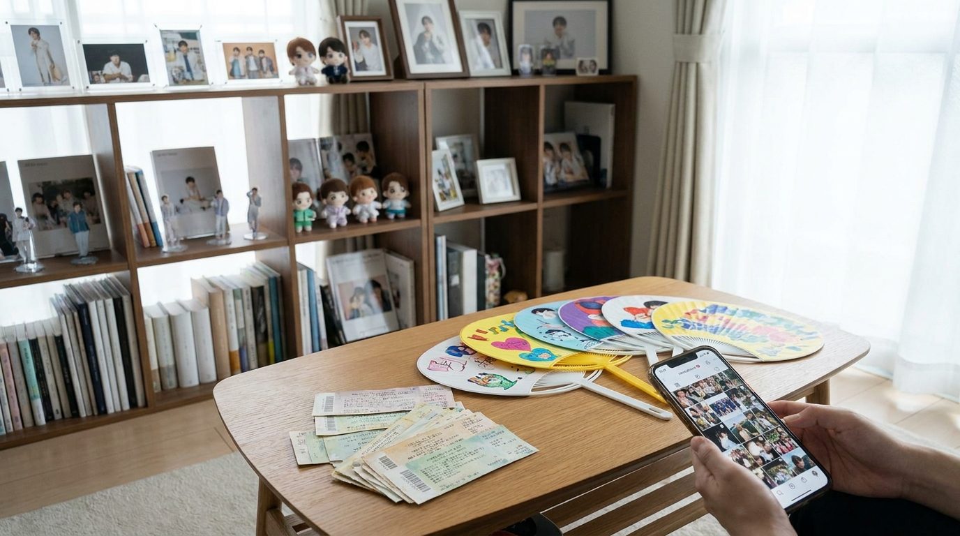 さまざまな推し活の形をイメージしたビジュアル