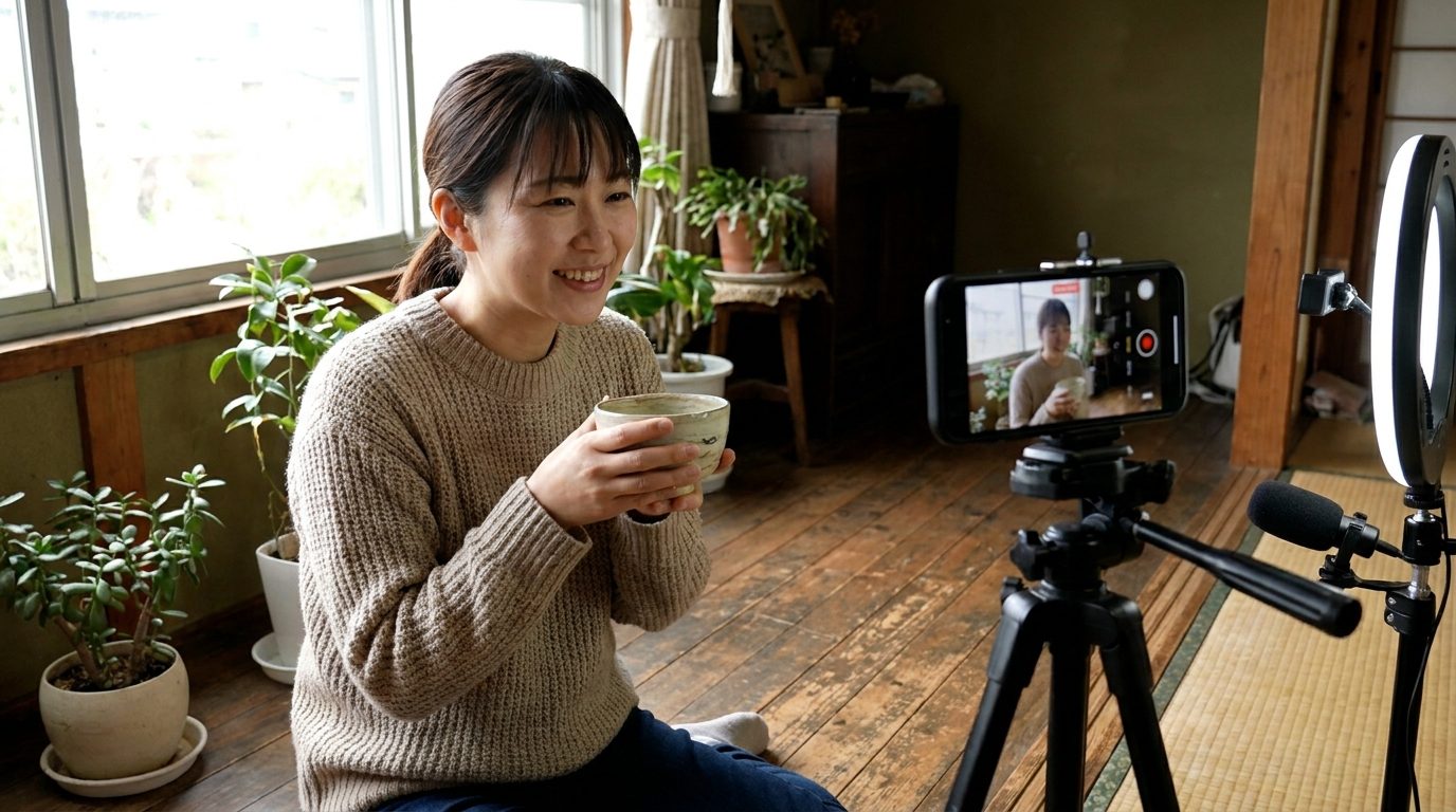 日常の中でUGCを投稿するイメージ