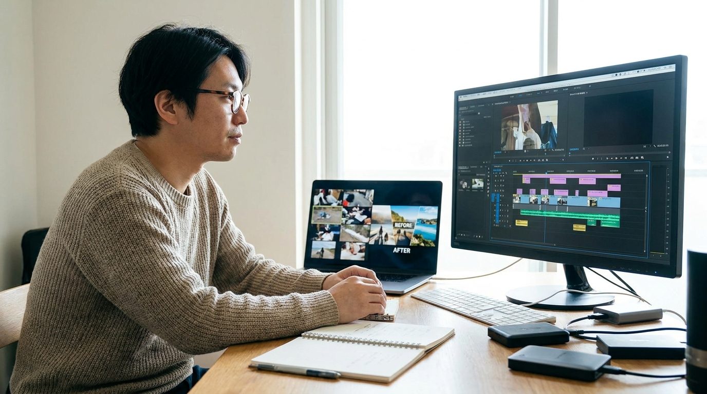 動画編集の基本イメージ