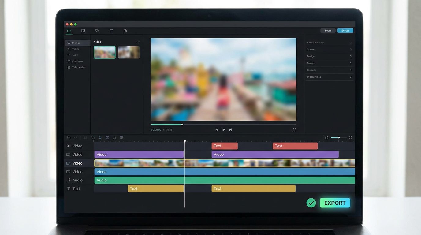 Filmoraで動画編集を始めるイメージ